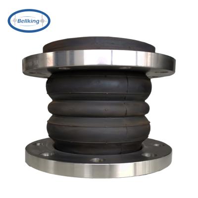 China Flexible Water Joint For PVC Pipe Single Sphere Flexible Rubber Expansion Joint With Floating Flange for sale