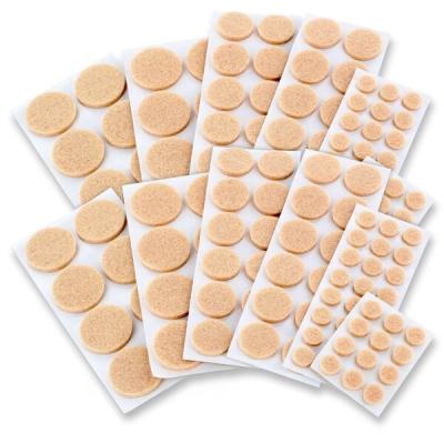 China Reduce Noice High Quality Furniture Felt Pads For Table To Protect Carpet Self Adhesive Floor Protector Felt Pads For Chair Leg for sale