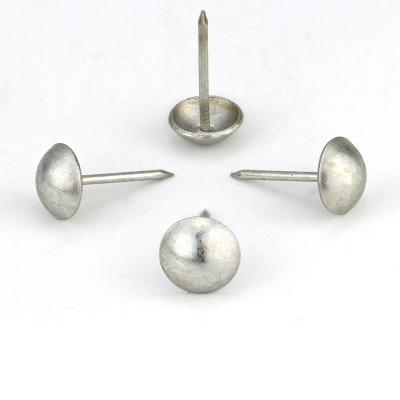 China European modern design style color metal round flared head 0.74 inch sofa nail for furniture accessories for sale