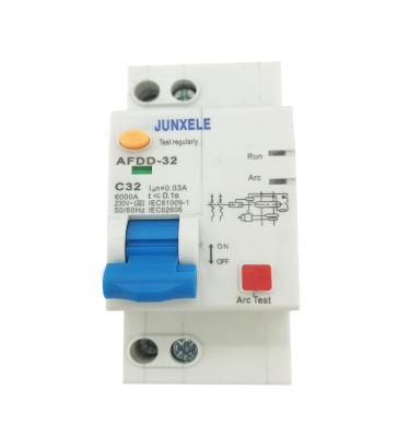 China AFDD+RCBO AFDD+RCBO 20A Combined AFDD-32 Arc Fault Circuit Interrupters Single Pole AFCI Breakers for sale