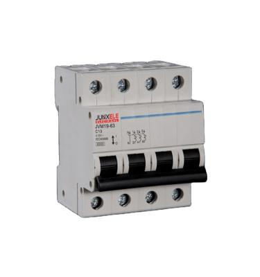 China Sovracorrente Mini Circuit Breaker 6KA de La de contro de protettivo de JVM19-63 MCB 3P+N 6kA Dispositivo for sale