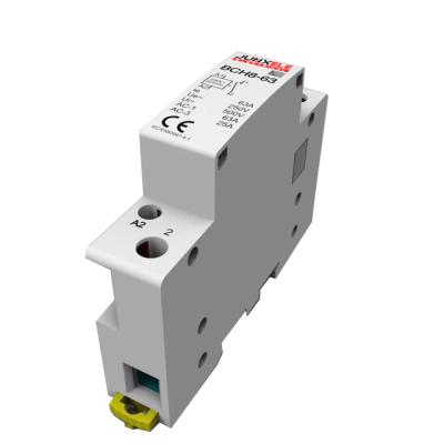 China 1 Mod 63A 18mm Width AC Compact Modular Contactor 2P 230V BCH-63 for sale