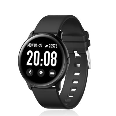 China Touch Screen Women Men Band Blood Pressure Oxygen Sport Fitness Tracker KW19 Smartwatch for sale