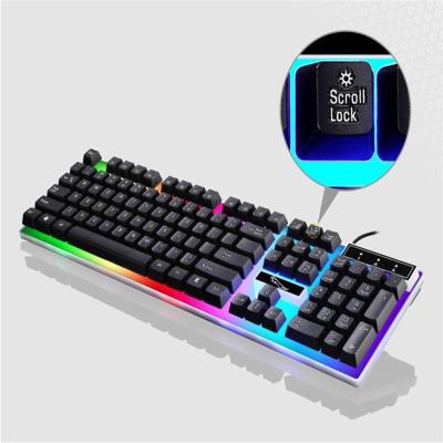 China Wireless Amazon Wired RGB Illuminated Keyboard And Mouse Combo Set RGB Mechanical Gaming Keyboard And Mouse Suit For Computer Gamer for sale