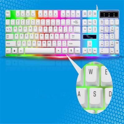 China USB Electronic Mechanical Cableado Backlit LED Mini Wired Keyboard Wireless Smart TV Ergonomic Laptop Pocket Gaming Teclado for sale