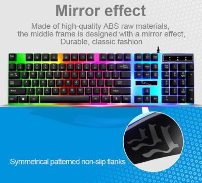 China Newest Leopard G21 3D Wheel Gaming Keyboard Mouse Wireless Hunting Smart Non-slip Light Weight Combos for sale