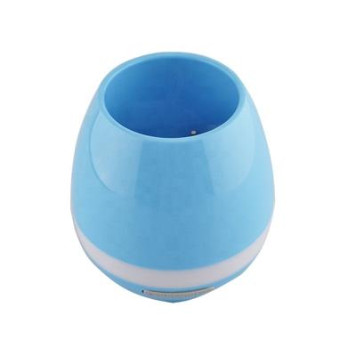 China Minimalist Mini Portable Flower Pot Hot 2021 Selling Music Change Use Factory Funny Smart Radio Music Smart Flowerpot for sale