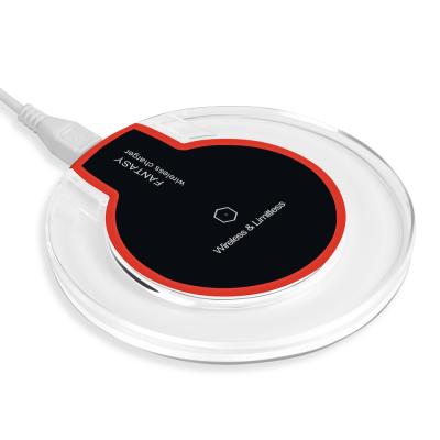 China 10W Qi Charger Pad LED Cool Wireless Light Fast Charging Wireless Charger for Iphone and Xioami Wireless Charger K9 for sale