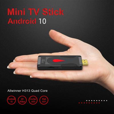 China Mini PC X96 S400 TV Box 2GB 16GB Android TV Stick 10.0 Allwinner H313 2.4G WIFI 4K HD Smart TVBox X96 S400 for sale