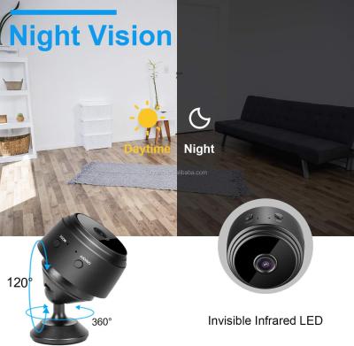 China Magnetic Home Monitor A9 1080P Mini Camera With Smartphone App WIFI 1080P Vandal Proof Night Security Camcorder DVR Clip Micro for sale