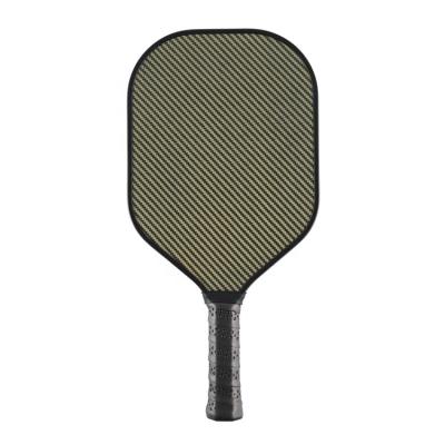 China Grit Fashionable Custom Pickleball Paddle With 3K Weave Carbon Fiber for sale