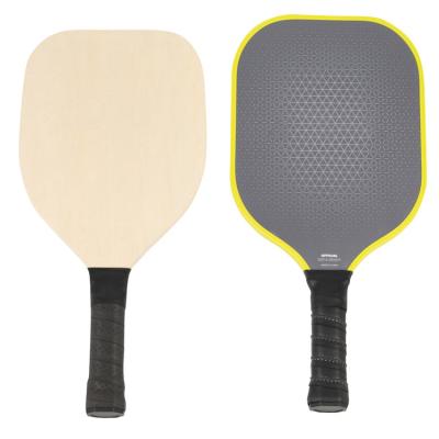 China Colorful Custom Wooden Pickleball Paddle For Indoor And Outdoor Sports With Best Price for sale