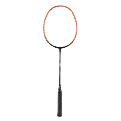 China Eastic & High performance carbon fiber durable cheap badminton rackets with low tension 23LBS strings for sale