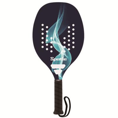 China Comfortable exercise beach tennis racket with 100% carbon fiber for sale