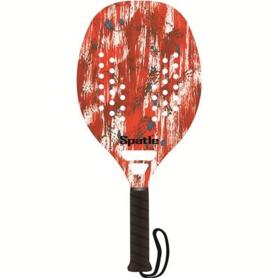 China Popular Exercise 3K 12K 18K Entertainment and Beach Tennis Racket 19.5mm Thickness with Small Min Order Quantity for sale