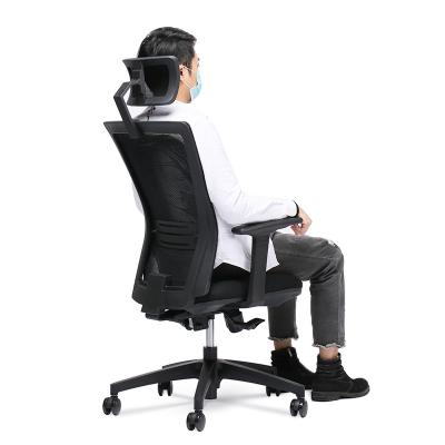 China New Design Adjustable Comfortable Full Mesh Commercial Office Desk Chair Multi-fun Office Meeting Room Chair Foldable for sale