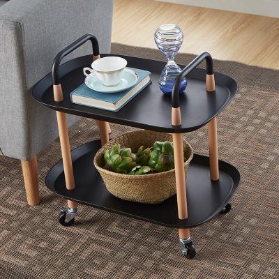 China Sustainable Coffee Tables Furniture Industrial Metal Coffee Table Furniture Iron Storage Suppliers With Steerable Wheels for sale