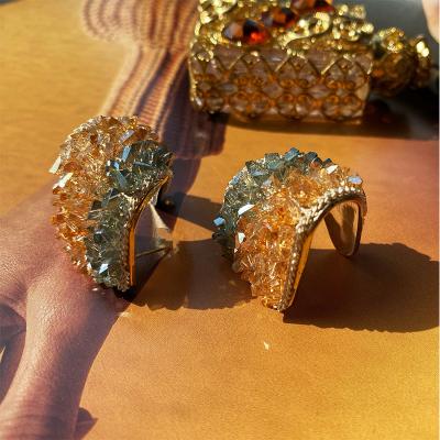 China 2021 Trendy Trendy Rhinestone Stud Jewelry Crystal Earring New for sale