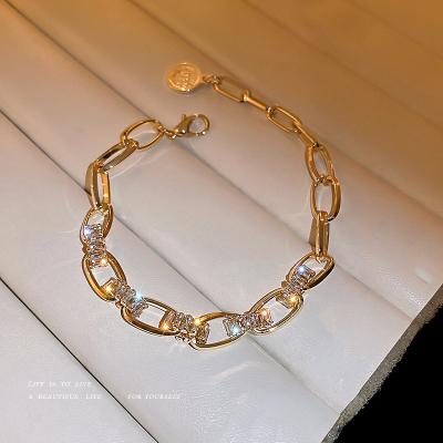 China Trendy Chain Jewelry Women Fashion Crystal Bracelet for sale