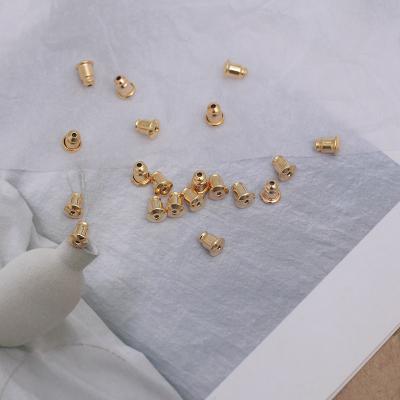 China 2021 100pcs/bag fashion metal safety earrings back close up AQ009 for sale