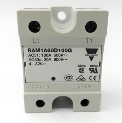 China RAM1A60D125G Epoxy Large Carlo Gavazzi Solid State Relay Current 125A 600VAC for sale