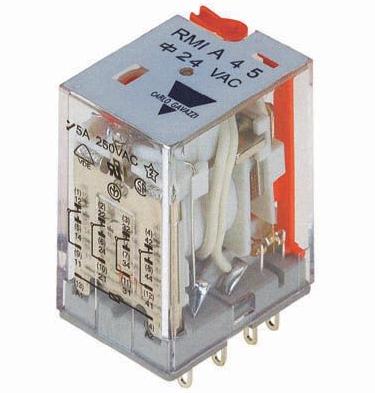 China RMIA21024DC Carlo Gavazzi 24 VDC 4H PDT Solid State Relay Sealed Base In stock reday to ship for sale