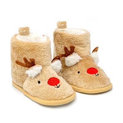 China Custom Wholesale Newborn Cute Fur Girl Toddler Cartoon Infant Baby Shoes Manufacturer BRAVE Round Winter Shoes Baby Boots for sale