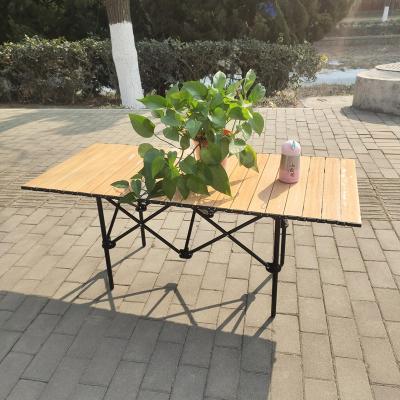 China Modern Hot Sale Camping Alum Folding Outdoor Picnic Dining Table Top OEM Popular Steel for sale