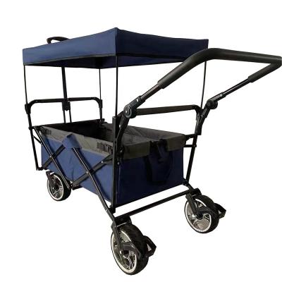 China Outdoor Storage Child Wagon Folding Can Stand Folding Camping Wagon Wagon for sale