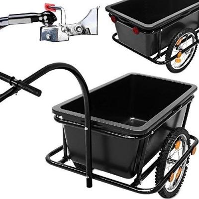 China Large Tools Bike Trailer Garden Cart Cart Coupling Tires Luggage Bicycle Storage for sale