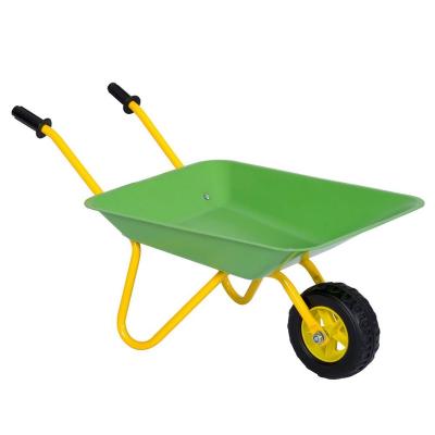 China Metal kids wheelbarrow tools and garden tools in the garden for toddlers kids for sale