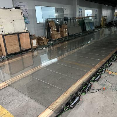 China Outdoor Indoor Glass Transparent LED Display Panels Screen LED Photoelectric Glass P14 Curtain Wall Glass for sale