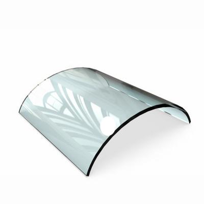 China High-Strength Curved Tempered Glass for Modern Facades for sale