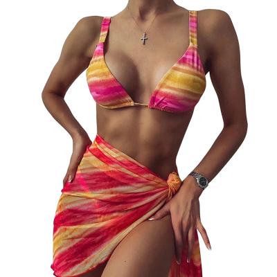 China Breathable Hot Thong G - String Woman Swimwear Bikini Swimwear With Front Bikini 3 Piece Set for sale