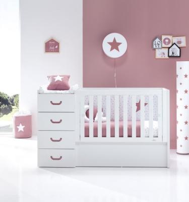 China Best Selling Safe Luxury Design Baby Cribs Baby Cribs Wooden Baby Hutch for sale