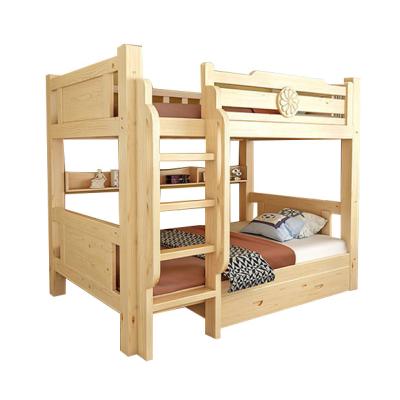 China Modern Kids Bunk Bed With Storage For Girls Kids Wooden Bunk Bed With Slide Bunk Bed For Kids for sale