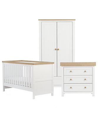 China Eco - Friendly Manufacturer Safety Solid Wood Solid Wood Baby Furniture Set for sale