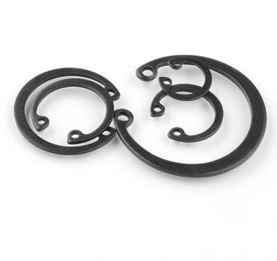 China The GB893 slot manufacturer's circlip for the blackened hole M8 M10 M12 M14 M15 M16 M18 M20 for sale