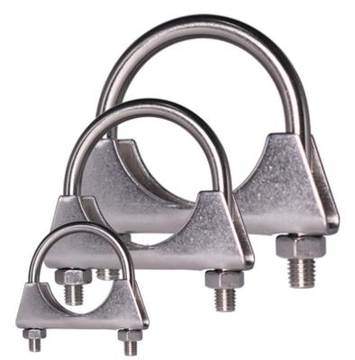 China Stainless Steel Performance Exhaust Pipe Muffler U Bolt Clamps for sale