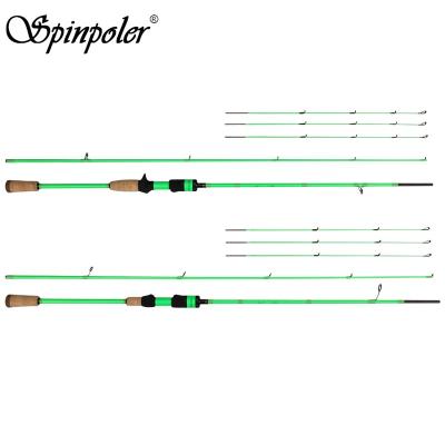 China Carbon Spinpoler 702 2.1m Best Spinning Casting Tips L ml M High Carbon Fishing Rod 3 2 Sections Nice and Strong Made in China Factory for sale