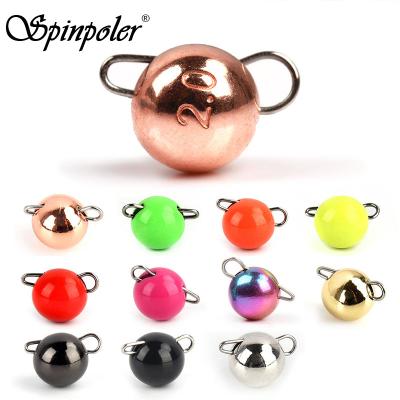 China Tungsten Alloy Spinpoler Tungsten Cheburashka Sinker Weight Rig Jig Head Ball Heavy Drop Shooting Tackle For Soft Plastic Lure Accessories for sale