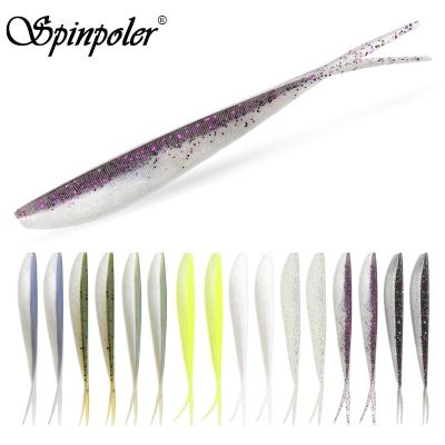 China Soft Spinpoler Swimbait Fishing Lures Cast Shad Minnow Drop Shot Lure Bass Bait Shad Bait 2