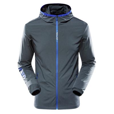 China Waterproof Male Waterproof Jacket Cycling Anorak For Men Rain Windproof Outdoor Tracksuit Sports Zipper Up Hooded Plain Hoodie for sale