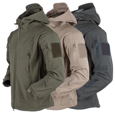 China Waterproof Male Windproof Zipper Increasing Hooded Outdoor Waterproof Jacket Running Anorak Outerwear For Tactical Men for sale