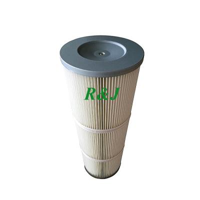 China Industrial Gas Filtration Dust Remove PE Filter Air Cartridge Air Cleaner Cartridge Element for sale