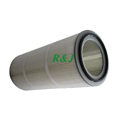 China Gas Filtration Cyclone Dust Collector PE Filter Air Cartridge Air Filter Cartridge Element for sale