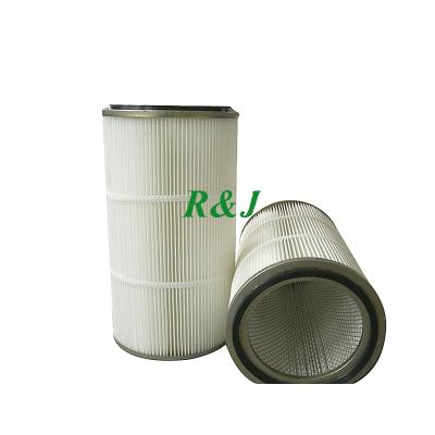 China Gas Filtration Hepa Filter Filtration Grade Dust Filter Cartridge 3 PTFE Hooks Industrial Air Filter Cartridge for sale