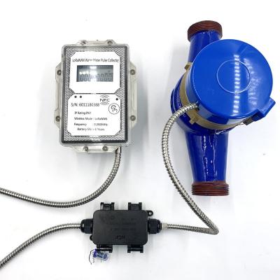 China Main when water supply needs Multi-jet main/large household use high quality iron cold water meter use threaded water meter for sale