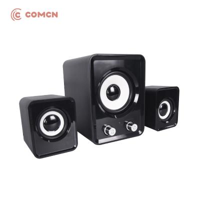 China Dolby Digita COM 202 Hot Selling Modern Design 2.1 creative Pc Speaker Home Theater Subwoofer Speaker for sale