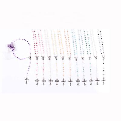 China Religious Religious Gift Kids Mini Small Rosary Beads Catholic Rosary With Box for sale